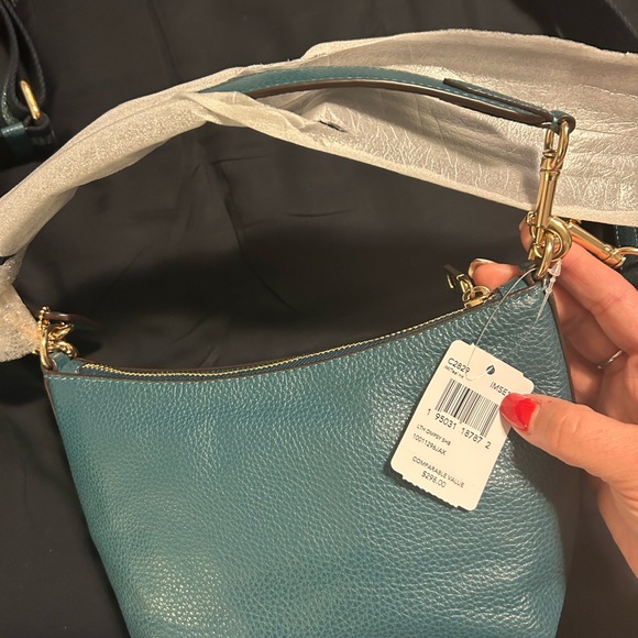 NWT Coach Green Dempsey w/limited edition shoulder strap - Picture 3 of 11